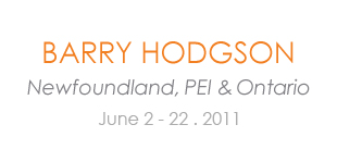 Barry Hodgson Newfoundland, PEI & Ontario