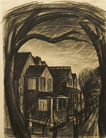 Caven Atkins - After a night of chess at Brandtners'