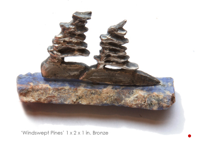 E.B. Cox - Windswept Pines bronze