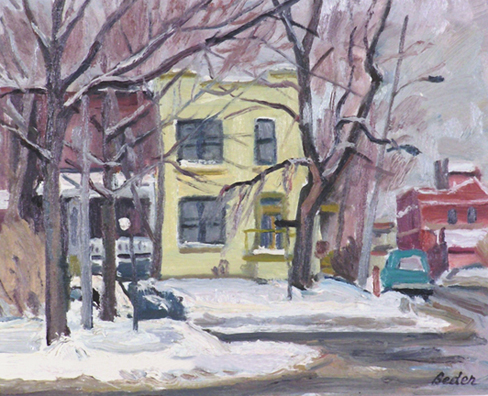 Jack Beder | The Yellow House, Winter, 1981