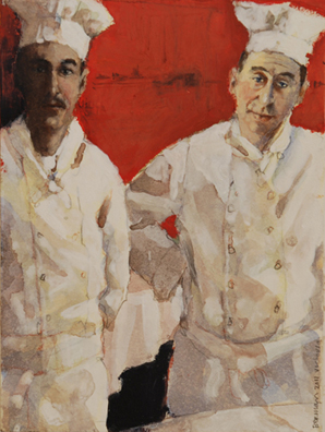 Artist: Rachel Berman Painting: Music for Bishops & Emperors