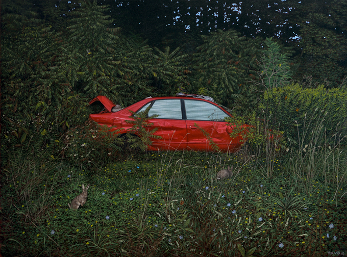 Artist: Sean Yelland Painting: Audi-ence 2016
