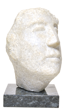 Artist: E.B. Cox Dolomite Sculpture: Male Head
