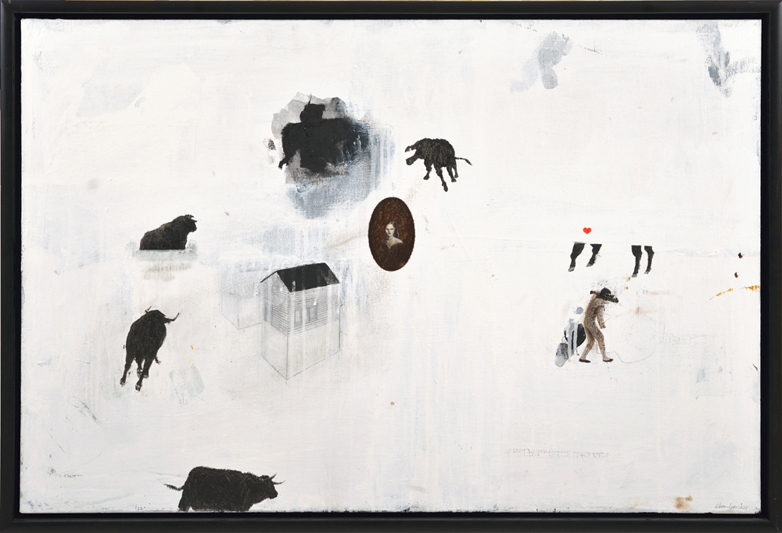 Artist: Alain Bonder Painting: Sightseeing on account of your cameo appearance 