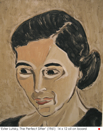 Artist: Barker Fairley Painting: Ester Lutsky, The Perfect Sitter, 1961