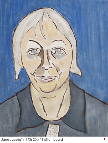 Artist: Barker Fairley Painting: Jane Jacobs, 1973