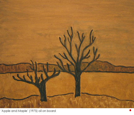 Artist: Barker Fairley Painting: Apple and Maple, 1975