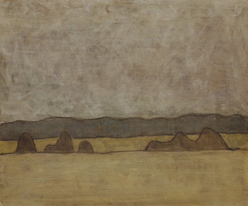 Artist: Barker Fairley Painting: Rainy Day