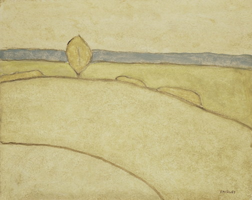 Artist: Barker Fairley Painting: Blue Distance