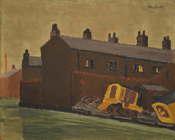 Artist: Barker Fairley Painting: Manchester Sketch 1, c. 1933