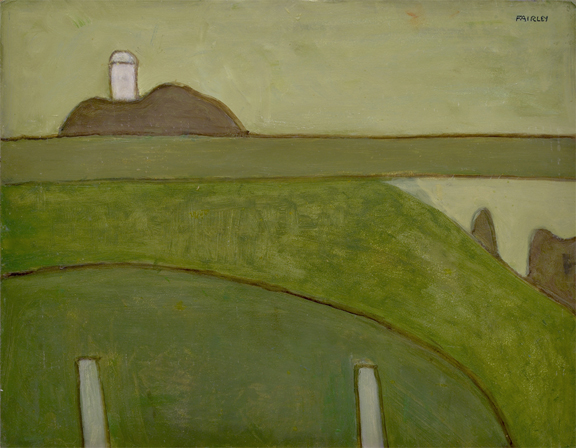 Artist: Barker Fairley Painting: Untitled - Silo, 1981