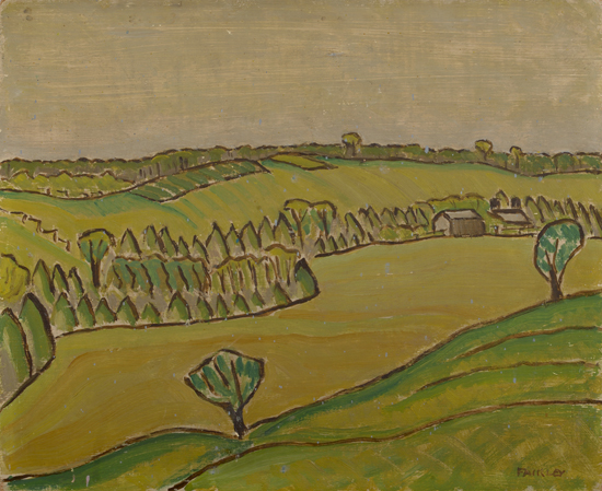 Artist: Barker Fairley Painting: Coryell’s Pasture