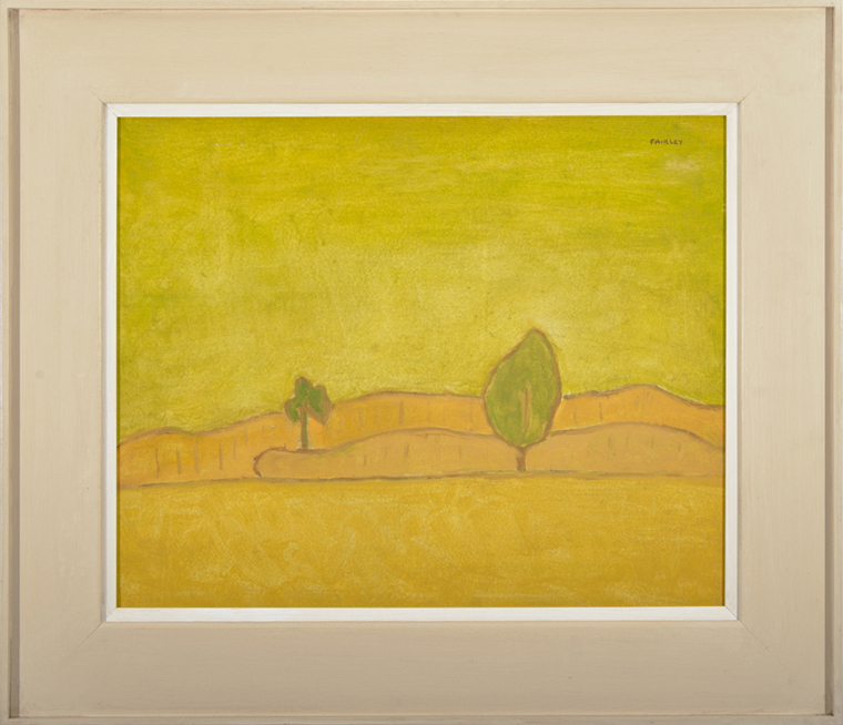 Artist: Barker Fairley Painting: Unititled - Two Trees