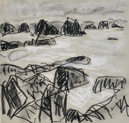 Artist: Barry Hodgson Painting: The Beg Islands, Ucluelet