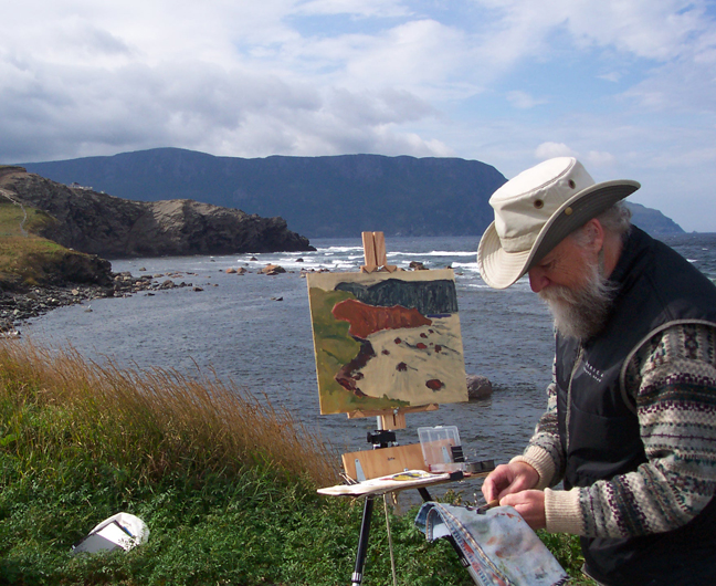 Barry Hodgson Salmon Point at Rocky Harbour, NL