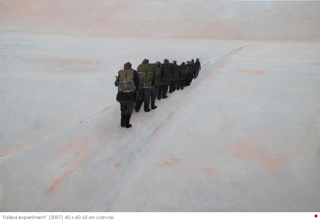 Artist: Brian Burke Painting: Failed Experiment
