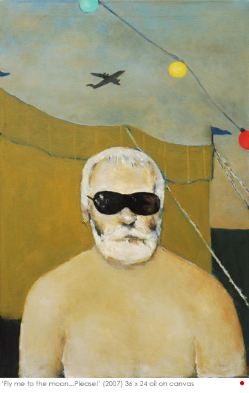 Artist: Brian Burke Painting: Fly me to the moon...please