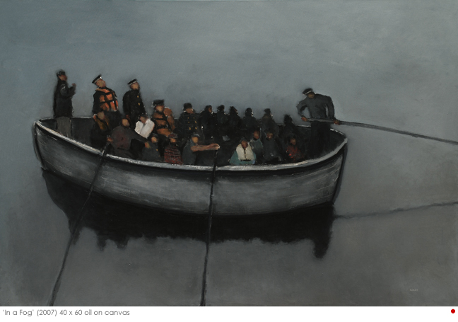 Artist: Brian Burke Painting: In a Fog