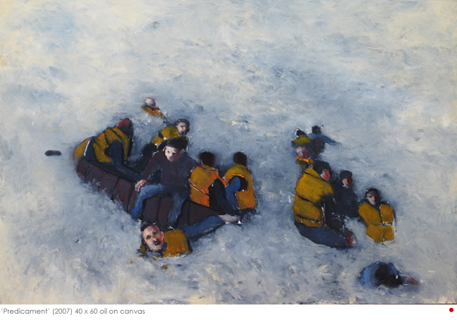 Artist: Brian Burke Painting: Predicament
