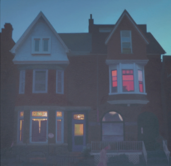 Artist: David Michael Scott Painting:  House at Dusk