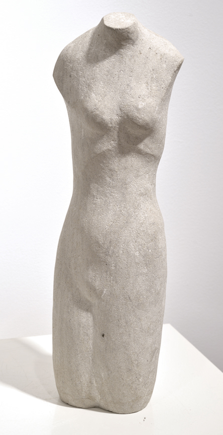 E.B. Cox 
Female Torso
20 x 5.75 x 4.5
limestone