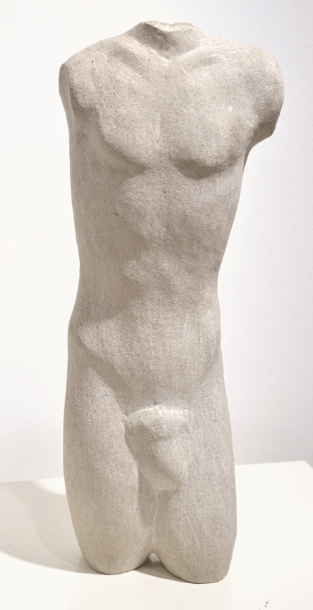 E.B. Cox 
Female Torso
20 x 5.75 x 4.5
limestone
