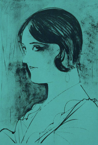 Artist: Harold Town Lithograph: Pola Negri