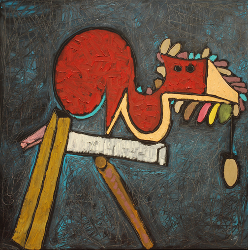 Harold Town Flawed Hobby Horse (1982)