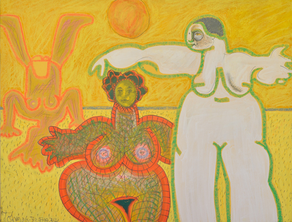 Artist: Harold Town Painting: Vale Variation #93, 1973-74