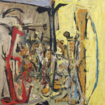 Artist: Harold Town Painting: Green Plan, 1959-60