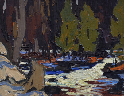 Artist: Thomas Chatfield Painting: The Stream, 1958