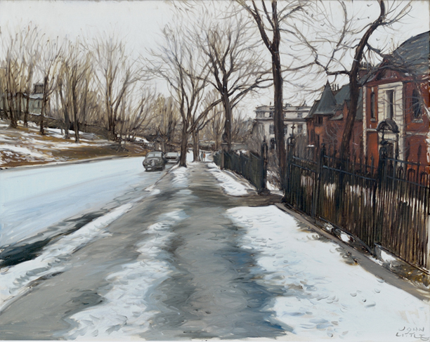 Artist: John Little Painting: Printemps, Pine Ave.,