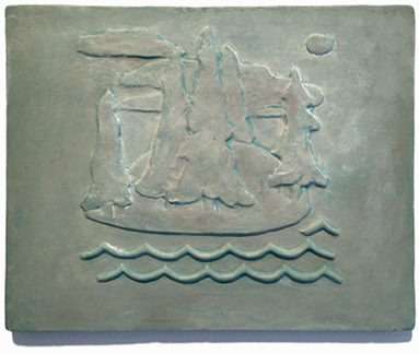 Artist: Florence Wyle Plaster Sculpture: Study for North Country