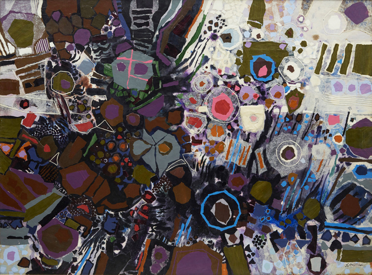 Artist: DONALD MACKAY HOUSTOUN | Painting: ABSTRACT