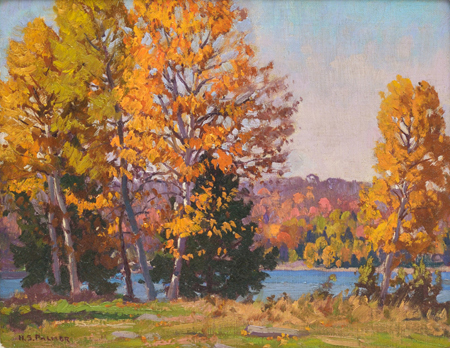 H.S. Palmer, R.C.A. (1881 – 1970) Untitled oil on board 10 x 13.5 inches