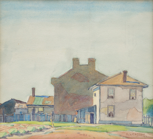 A.J. CASSON, R.C.A. (1898-1992) TItle: Bradford, 1921