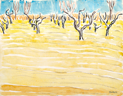 BARKER FAIRLEY, O.C., R.C.A. (1887-1986) Yellow Field