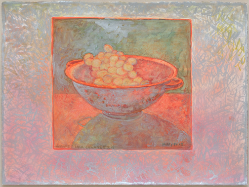 Artist: Mary Pratt Painting: Grapes in a Colander, 2007