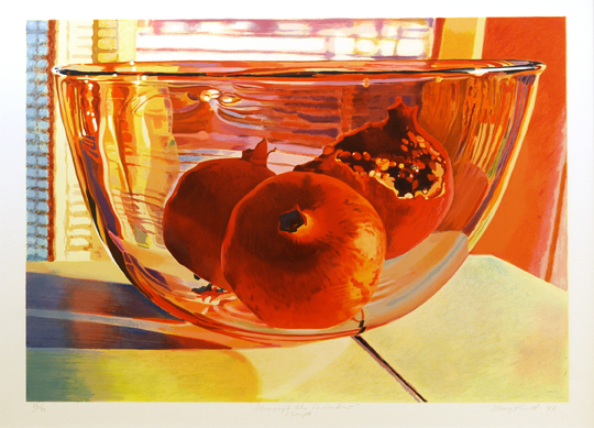 Artist: Mary Pratt Silkscreen Print: Through the Window, Bright, 1997