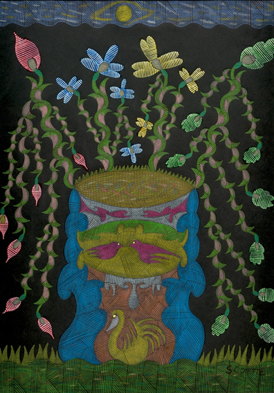 Artist: Scottie Wilson - Untitled