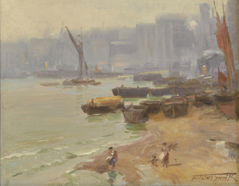 Artist: Frederic Bell-Smith Painting: Thames, London