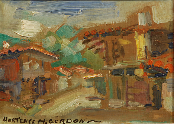 Artist: Hortense Gordon Painting: Untitled Landscape, 1948