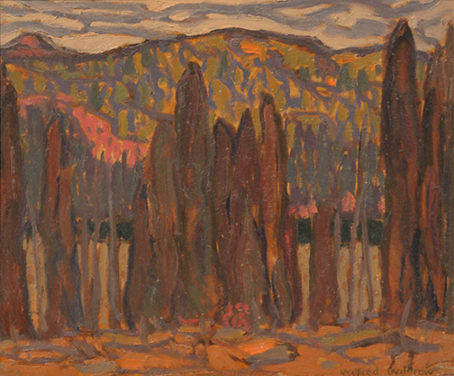 Artist: Wilfred Withrow Painting: Sombrew Hills, 1967