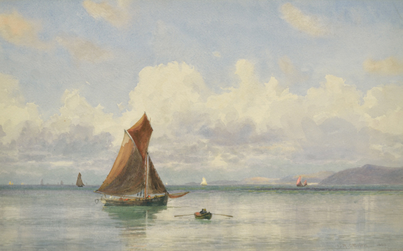 Artist: Lucius O'Brien Watercolour Painting: Untitled, 1880