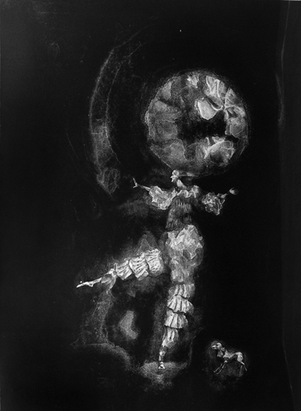 Artist: Jack Nichols Lithograph: Clown and Assistant 