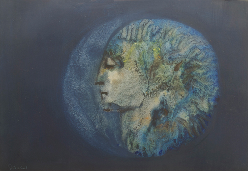 Artist: Jack Nichols Painting: Flowering Profile, 1964