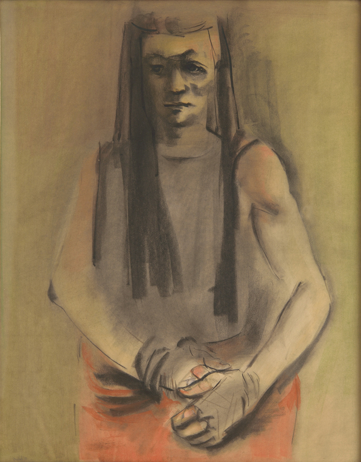 Artist: Jack Nichols Ink Drawing: Raconteur, 1964