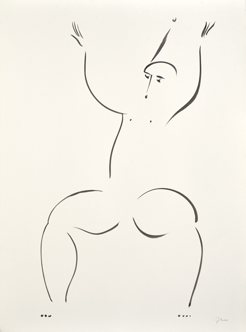Artist: Jack Nichols Ink Drawing: Raconteur, 1964
