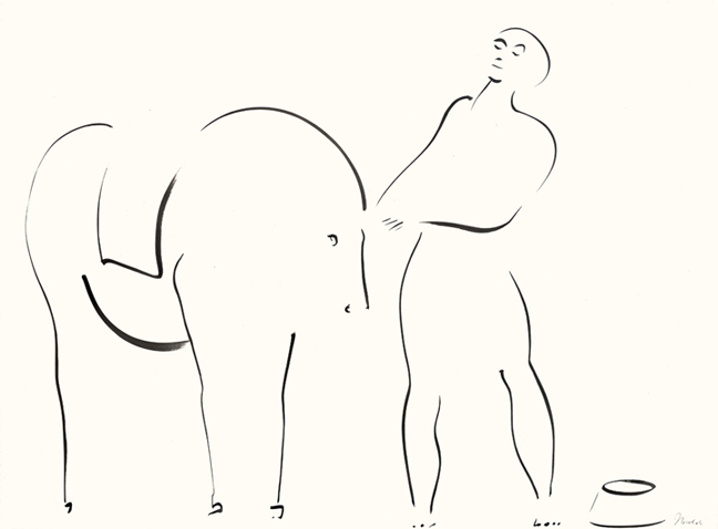 Artist: Jack Nichols Ink Drawing: Reconciliation