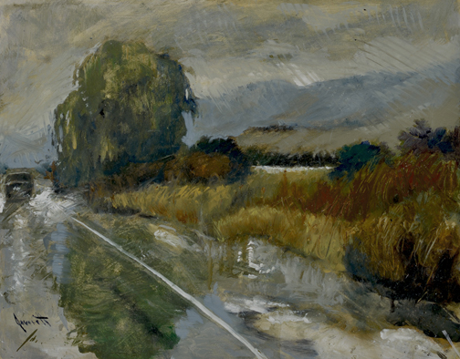 Artist: Jane Everett Painting: Hwy 97 Northbound III